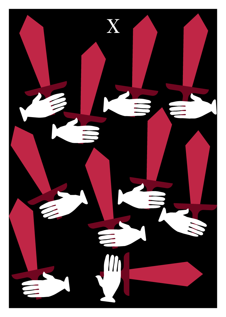 Playing Card Render Sword 10